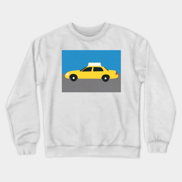 New York TAXI Crewneck Sweatshirt by Rosi Feist